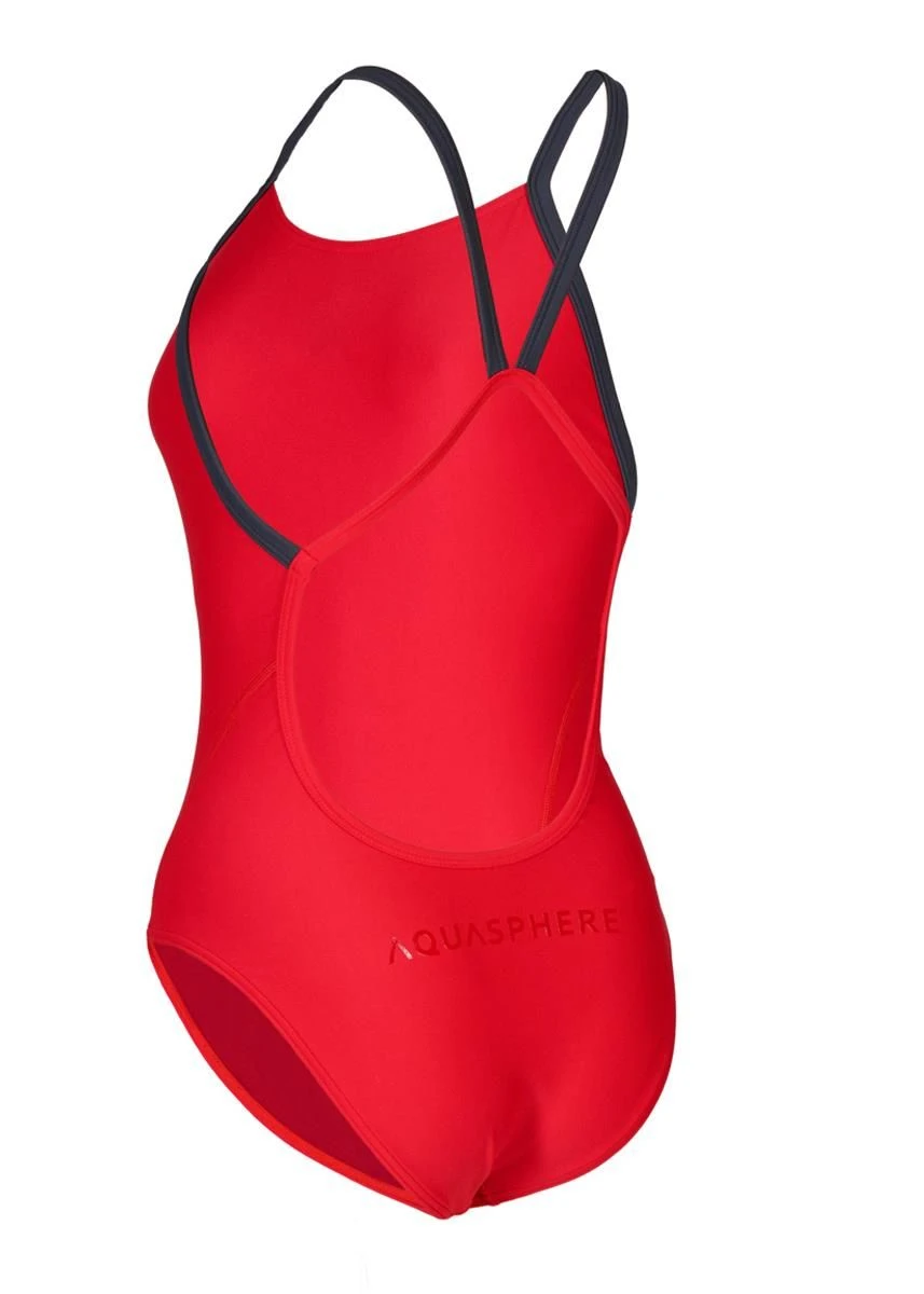 Aqua Sphere Essential Wide Back Swimsuit - Red/ Dark Grey 7 Aqua Sphere Essential Wide Back Swimsuit - Red/ Dark Grey - Image 5