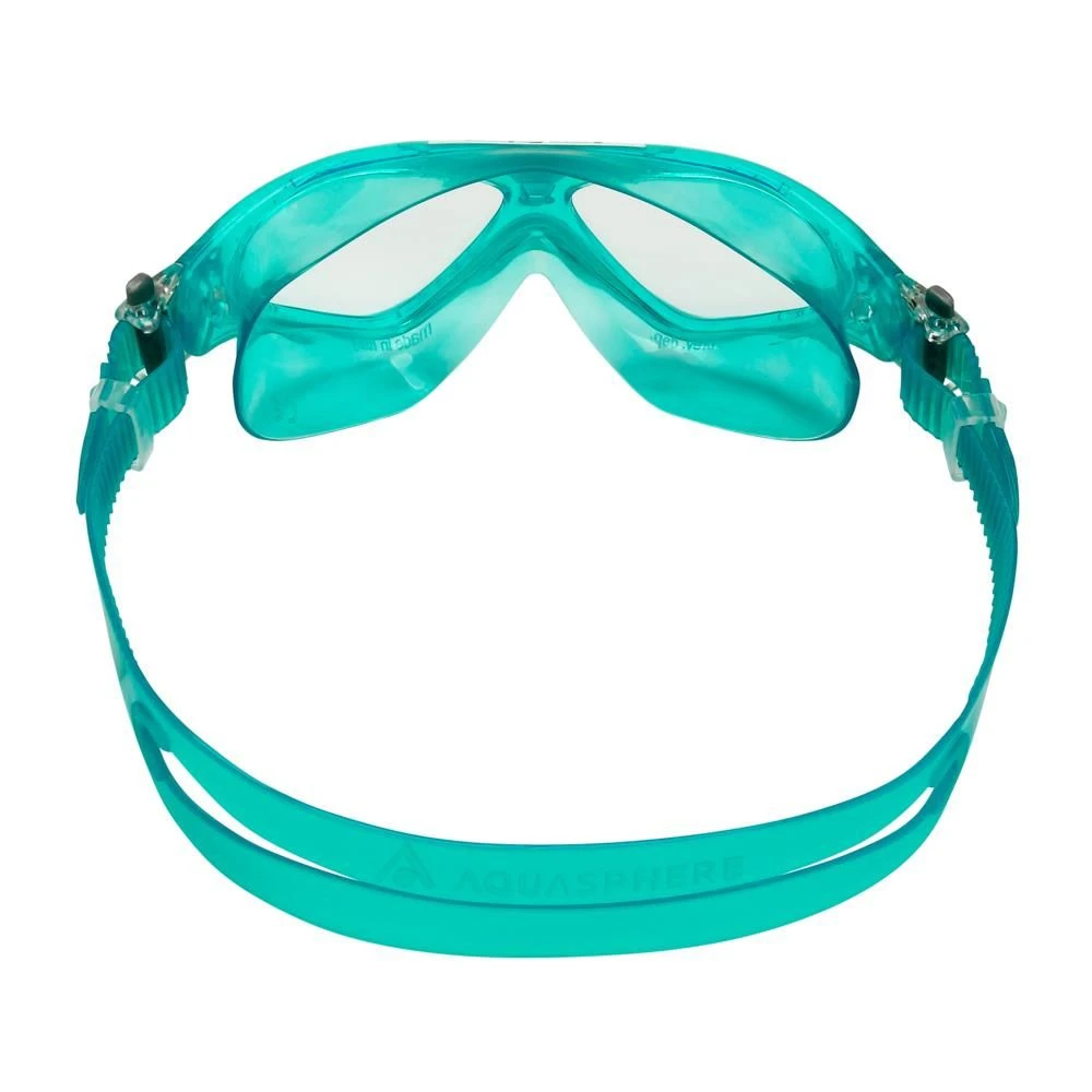 Aqusphere Vista Junior Clear Lens Goggles - Green/White 6 Aqusphere Vista Junior Clear Lens Goggles - Green/White - Image 4