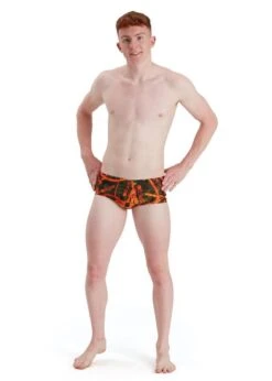 Speedo Wall Spray 17cm Training Brief - Salso/ Olive