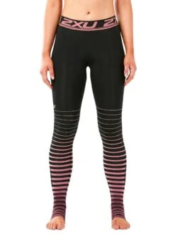 2XU Women's Power Recovery Compression Tights - Black/ Zephr