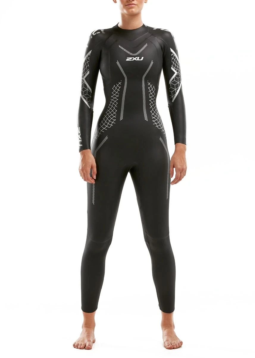 2XU Women's P:2 Propel Wetsuit - Black/Textural Geo 3 2XU Women's P:2 Propel Wetsuit - Black/Textural Geo