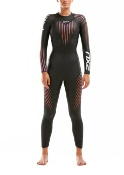 2XU Women's P:1 Propel Wetsuit - Black/Sunset Ombre