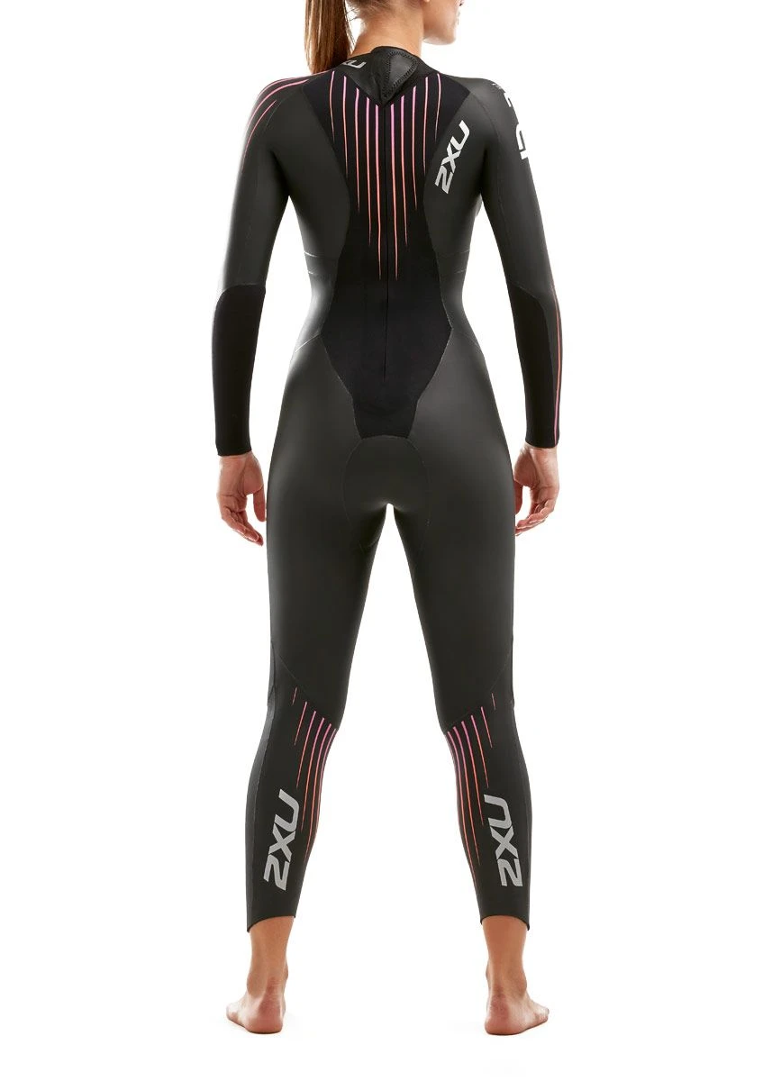 2XU Women's P:1 Propel Wetsuit - Black/Sunset Ombre 4 2XU Women's P:1 Propel Wetsuit - Black/Sunset Ombre - Image 2