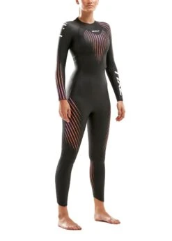 2XU Women's P:1 Propel Wetsuit - Black/Sunset Ombre 7 2XU Women's P:1 Propel Wetsuit - Black/Sunset Ombre -Best Swimming Equipment ww4994c blk som 02