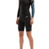 2XU Women's Pro-Swim Run SR1 Wetsuit - Black / Aquarius Teal Print 1 2XU Women's Pro-Swim Run SR1 Wetsuit - Black / Aquarius Teal Print -Best Swimming Equipment ww5480c blk arg 00