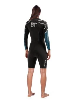 2XU Women's Pro-Swim Run SR1 Wetsuit - Black / Aquarius Teal Print 11 2XU Women's Pro-Swim Run SR1 Wetsuit - Black / Aquarius Teal Print -Best Swimming Equipment ww5480c blk arg 01 1