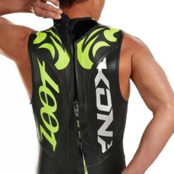 Zoot Suit Men's Kona Sleeveless Tri Wetsuit - Yellow / Black -Best Swimming Equipment z200701001 4