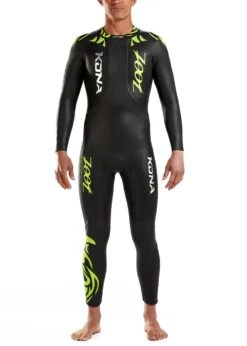 Zoot Suit Men's Kona Tri Wetsuit - Yellow / Black