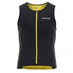 Zoot Suit Men's Performance FZ Tri Tank - Black / Yellow