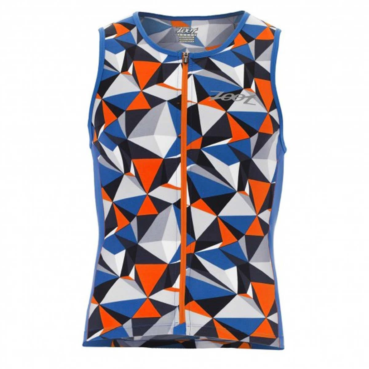 Zoot Suit Men's Performance FZ Tri Tank - Vivid Blue Camo 3 Zoot Suit Men's Performance FZ Tri Tank - Vivid Blue Camo